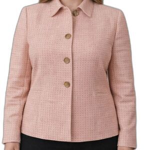 Jones New York Petite Barbados Collection Blazer Size 12 Sring Jacket